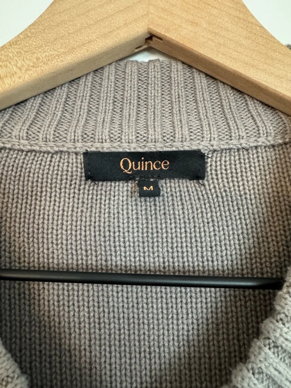 Quince 100% Organic Cotton Cropped Sweater - Picture 3 of 3